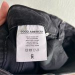Good American Straight Leg Lace Up Ankle Jeans Black Sz 14/ 32 Photo 5
