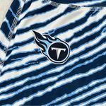 NFL Zubaz Tennessee Titans Football Blue Striped Majestic Yoga Pants Women’s S Photo 2