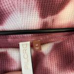 Anthropologie Pilcro EUC Women's Angie Wine Cowl Neck Waffle Knit Tie Dye Top XS Photo 3