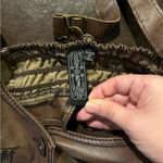 Last Kiss Y2K Brown Leather Cropped Vest Photo 2