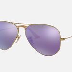 Ray-Ban Violet Mirrored Aviators Photo 0