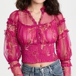 Free People Time for Shine Top Pink Photo 1