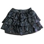 Peach Love California Holiday Sequin Ornament Mini Skirt Christmas Black Pink Size Small Party Sparkle Photo 4