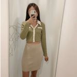 Petite Studio NYC Monroe Cardigan/Top Green Size XS Photo 3