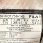 FILA  White High-Top Sneakers with Colorful Details Photo 9