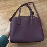 Kate Spade  Burgundy Satchel Handbag Photo 1
