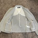 Ralph Lauren Women's White Striped Blazer Photo 1