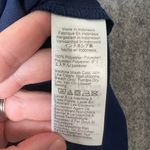 J.Crew Woman Size Medium blue satin like modest elastic waistband skirt Photo 2