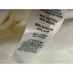 Chico's  VNeck Metal Detailed White Long Sleeve size 3 (XL) modern minimalist Photo 6