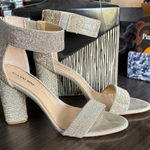 Gianni Bini Gold Bedazzled Heels Photo 0