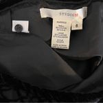 Studio M Vintage Velvet Overlay Burnout Mini Skirt Photo 6