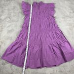 NWT Sea New York Flutter Sleeve Steph Tunic Dress Tiered‎ Ruffle Purple Crocus M Size M Photo 3