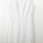 T Tahari Maylin White Lined Sleeveless Exposed Back Zipper Dress, Size 2 Photo 0