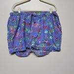 Printfresh  Womens Purple Hummingbird Haven Short Pajamas Set Sz 1X Photo 3