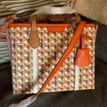 Tory Burch Authentic LINK triple compartments satchel/Crosby Photo 10