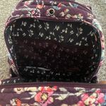 Vera Bradley Campus Backpack Maroon Floral Photo 7