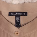 Eileen Fisher  Silk Georgette Crepe Band Collar Top Sz Extra Large Photo 5