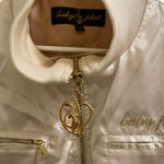 Baby Phat Vintage Cream Bomber Jacket Y2K Women’s Zip Pockets XXL New with Tags Photo 3