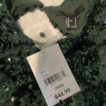 Forever 21 Emerald Green Sequin Long Sleeve Mini Dress – (Size L) Photo 2