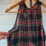 J.Crew  plaid loose fitting sleeveless blouse, size 4 Photo 2