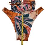 Stone Fox Swim Stone Cold Fox Swimsuit Lucia Scrunch One Piece Swimsuit Halter in Fiesta New NWOT Photo 8