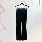 Black Velour Rhinestone Flare Pants Y2K 2000s Edgy Grunge Emo Small Photo 2