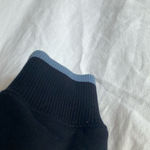 Coach : Navy Blue sweatshirt- Raccoon Design- Leather & Shearling- XS Photo 5