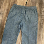 Proenza Schouler  Chambray Drawstring Pull On Pants size 4 Photo 8