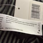 Eileen Fisher NWT  Organic‎ Linen Jersey Black and green Striped Skirt size XL Photo 8