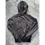 Lululemon Womens Swell Reversible Hooded Jacket Gray Black Full Zip Hoodie Sz 4 Photo 5