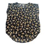 Hippie Rose  FLOWERS blouse top size L Photo 1