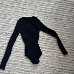 Abercrombie & Fitch Abercrombie and Fits square neck long sleeve black bodysuit Photo 4