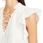 Intermix  Florance Flutter Sleeve Blouse‎ NEW With Tags - Size S. Photo 4