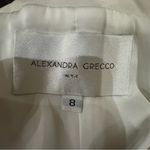 Alexandra Grecco Viola Silk Wedding Gown Ivory Size 8 Open Back White Photo 12