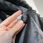 EXPRESS Black Faux Fur Cropped Jacket Photo 8