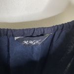 Magic  Black & White Pattern Y2k Midi Dress Formal Cotton Size Medium Photo 10