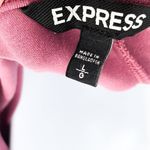 EXPRESS Lace Up Choker Sleeveless Skater Backless Mini Dress Mauve Large Photo 6