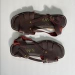 KINO Genuine Leather Sandals Made in Key West Florida in Oxblood Burgundy Size 8 Purple Photo 1