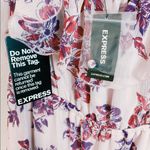 EXPRESS Floral Halter Dress W/ Ruffles NWT Photo 5