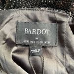 Bardot NWT  Dress Open Back Sequin Midi Black Slip Dress Size 6 Slinky Sexy New Photo 12