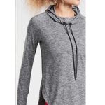 Athleta Uptempo Heather Gray Long Sleeve Pullover Running Hoodie Sweatshirt XS Photo 1