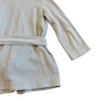 Banana Republic Cotton Blend Grey Open Front Cardigan Sweater Belted Size Medium Photo 7