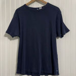 Canyon River Blues Thermal T-Shirt XL Navy Blue Ribbed Knit 100% Cotton Grunge Photo 0