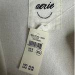 Aerie : White Collared Oversized Sweatshirt Photo 6