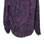 Equipment  Cornelia Button Down Blouse size Small Floral Print Long Sleeves Photo 7