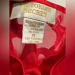 Victoria's Secret Vintage Victoria Secret Bodysuit Red‎ Gold Label Teddy Snap Crotch Size M Photo 6