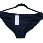 Seafolly  V Band Retro Black Bikini Bottom Size 12 Photo 0