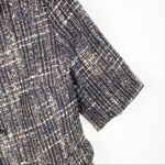 Coldwater Creek Gray Wool Blend Short Sleeves Side Pockets Blazer, Size 12 Photo 10