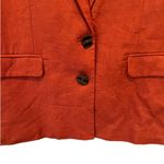 Farm Rio Brown Linen Blazer Size Large Photo 4