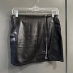 superdown Black Leather Skirt Photo 0